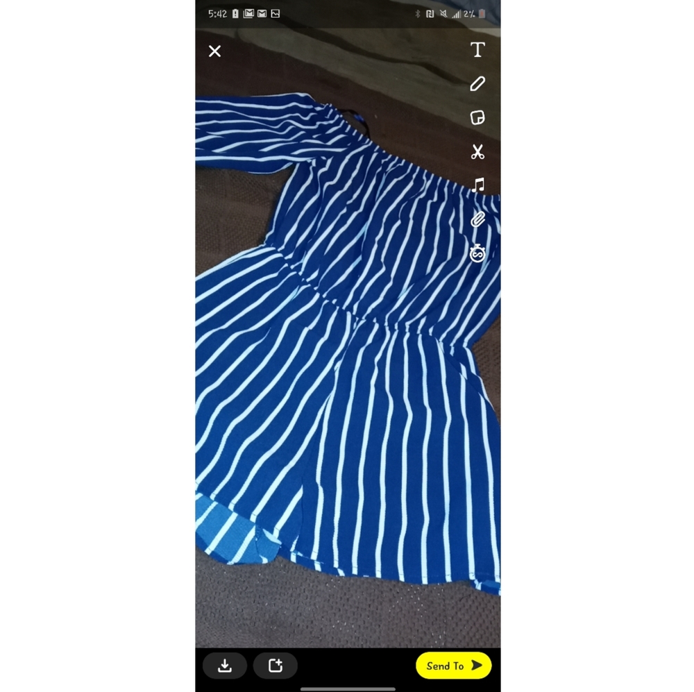 Ambiance Romper Size Small